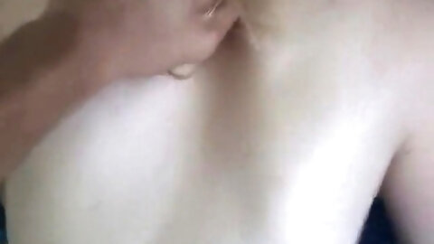 Pole riding ends with multiple orgasms for horny blonde Oxy