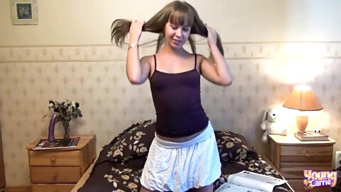 Teen shows off her hot wet pussy