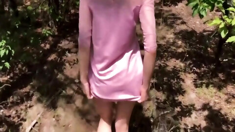 Cum Panties - I Took My Stepsister To The Forest, She Did A Blowjob, I Fucked Her From Behind And Cum In Her Panties 5 Min