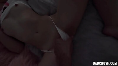 I use my dick to help stepdaughter relax while her studying