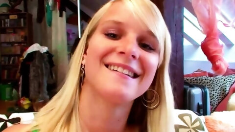 Big tits german teen babe POV tight pussy pounded