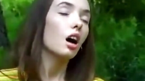 Meri solo in the woods