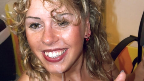 Slutty blonde teen, Paige Owens is getting nailed in the back of a van, for free
