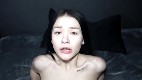Eye-rolling orgasm from sex with stepfather