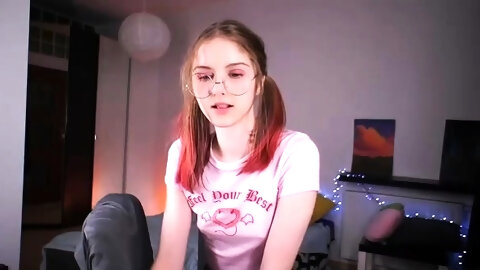 Amateur pantyhouse webcam teen strips and strokes her vagina