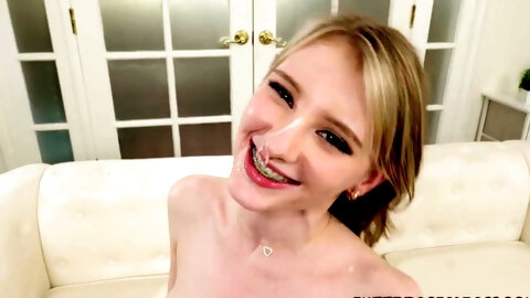 Melody Marks - Pale Petite Split Open By A BBC
