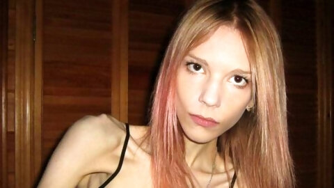 Tempting skinny French teenage slut Cassandra Nix is pounded in the ass