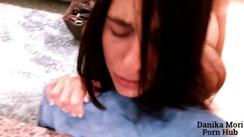 Surprise fuck for my hot girlfriends after dinner!