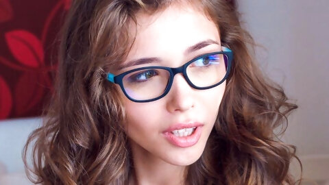 This girl is wearing glasses