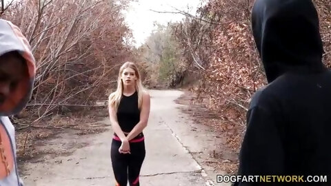 Innocent Teen Leah Lee Gets Wild with BBC in Hot Threesome