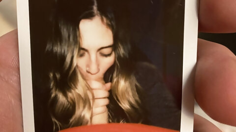 She somehow looks even prettier with my dick in her mouth.
