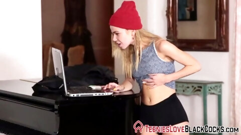 Petite teen takes BBC