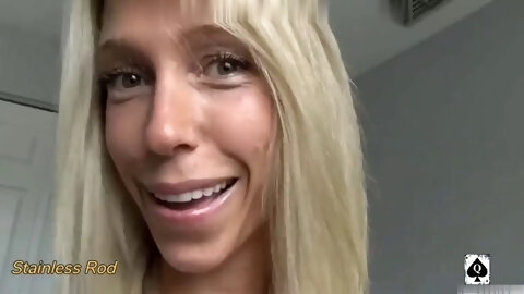 Tall Skinny QoS French Hot Wife Fucks Big White Cock