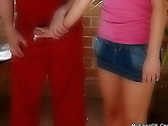 Old fart jacks and fucks sons gf