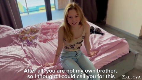 Helped Stepsister Choose Lingerie for a Date