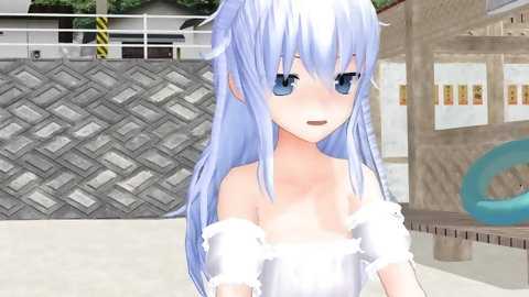 MMD 6th Division Sisters Get Soaked In Rain [by ecchi.iwara.tv/users/ã¶ãƒ¼ã‚“]